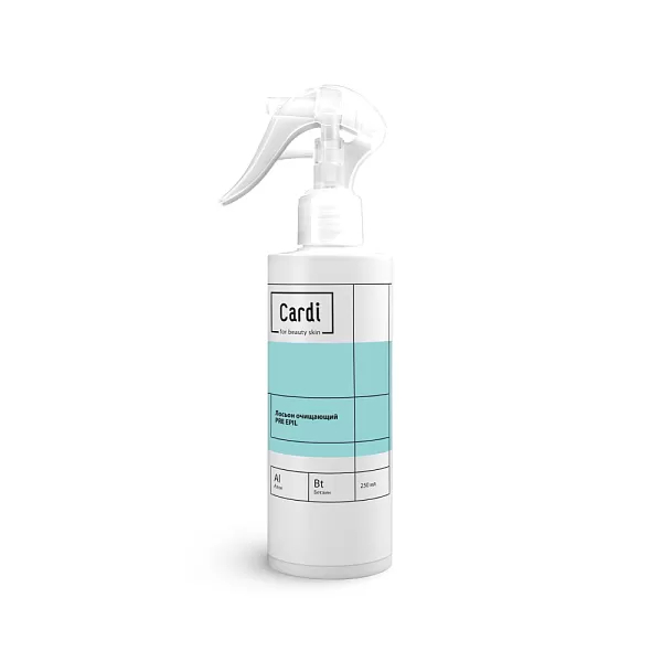 Cardi, PRE EPIL - лосьон очищающий перед депиляцией (алоэ), 250 мл