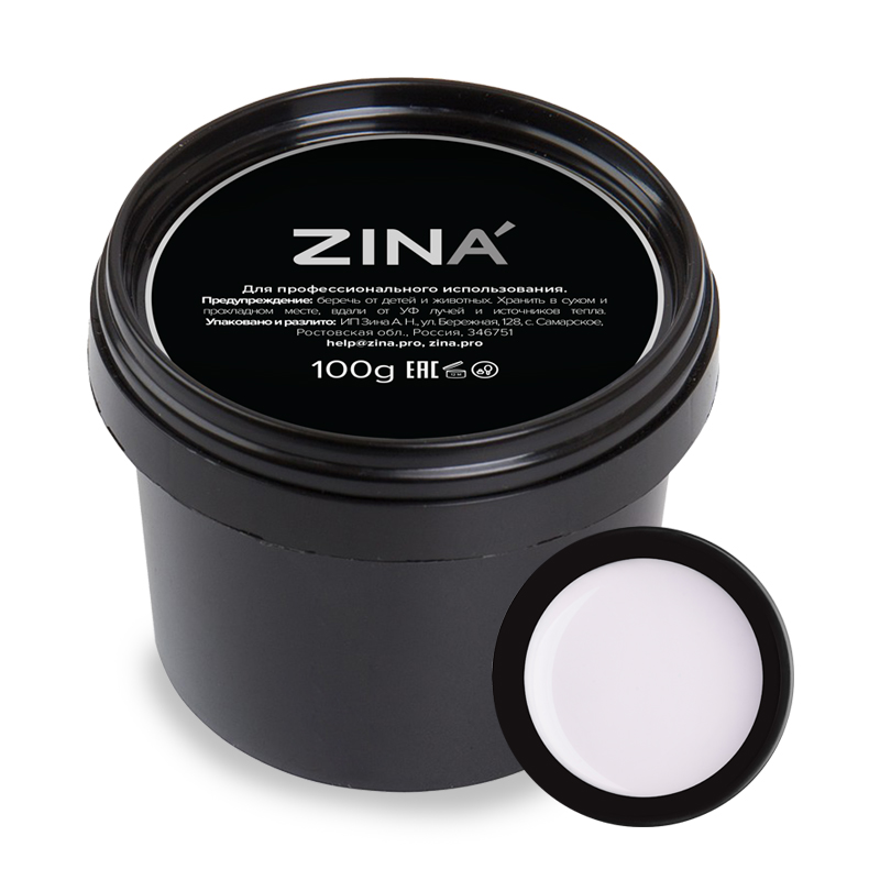 Zina, камуфлирующий гель (White), 100 гр Zina, камуфлирующий гель (White), 100 гр