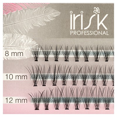 Irisk, пучки безузелковые 10 волосков (микс)