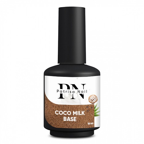 Patrisa nail, Coco milk base - каучуковая база (белая полупрозрачная), 16 мл