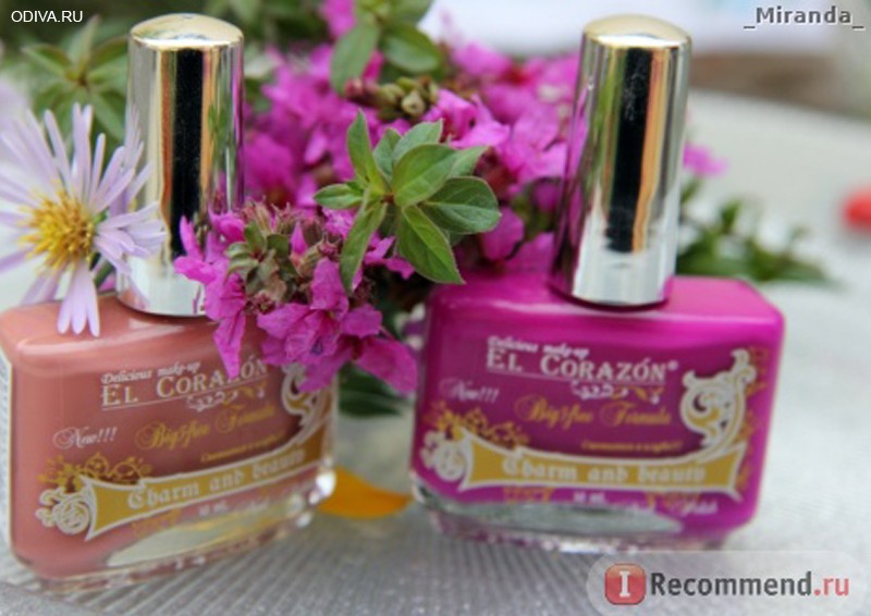 EL Corazon, лак для ногтей коллекция Charm&Beauty