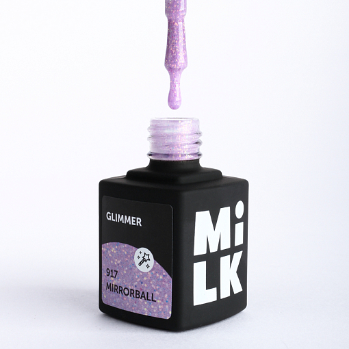 Milk, Glimmer - перламутровый гель-лак с блёстками №917, 9 мл