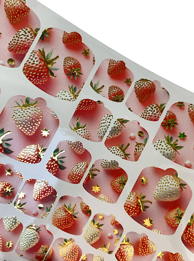 Anna Tkacheva, наклейки пленки для педикюра с фольгой VIP-048