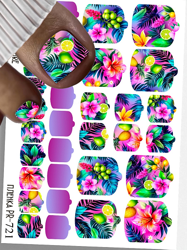 Anna Tkacheva, наклейки пленки для педикюра PR-721 Anna Tkacheva, наклейки пленки для педикюра PR-721