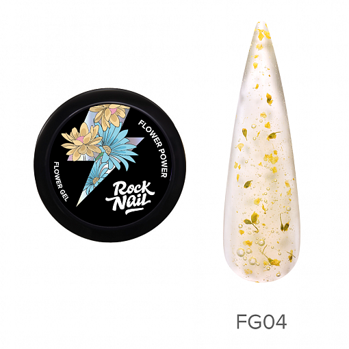 RockNail, гель для наращивания Flower Power №FG04, 10 мл