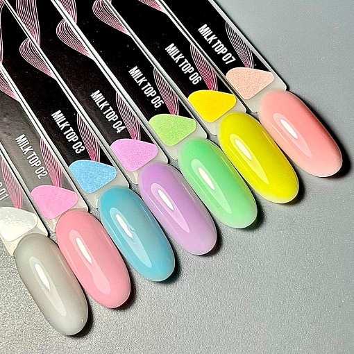 Serebro, Milk top - молочный топ для гель-лака (без л/с) №06, 11 мл