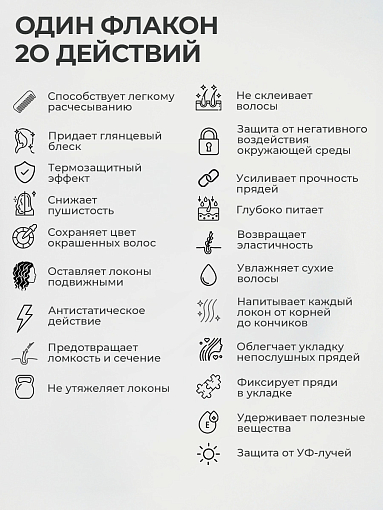 TNL, All inclusive - спрей для волос дневной 20 в 1, 250 мл