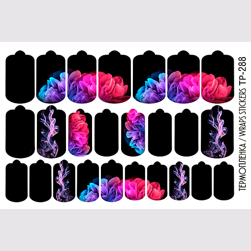 Anna Tkacheva, наклейки пленки для дизайна ногтей TP-288 Anna Tkacheva, наклейки пленки для дизайна ногтей TP-288