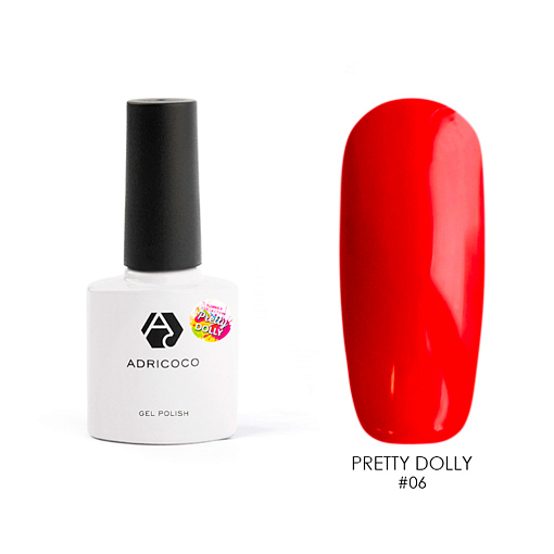 Adricoco, гель-лак (Pretty Dolly №06), 8 мл Adricoco, гель-лак (Pretty Dolly №06), 8 мл