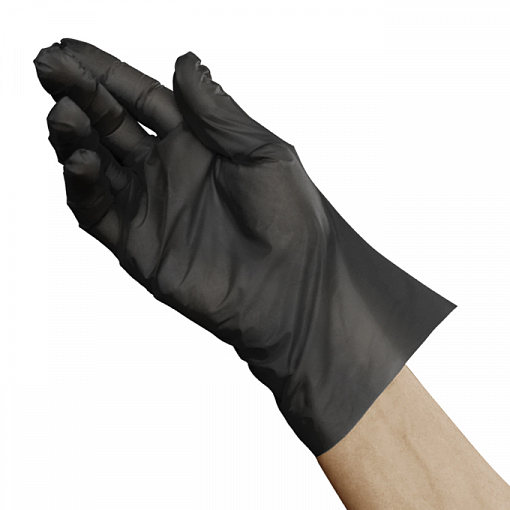 Benovy, ТPE - перчатки из термопластичного эластомера (черные, XL), 100 пар