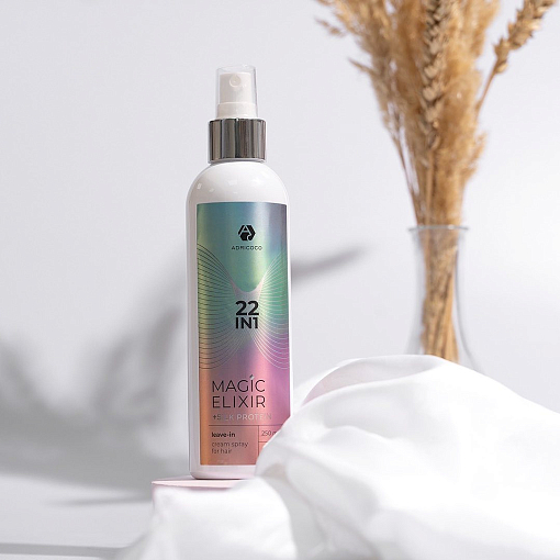 Adricoco, мультифункциональный крем-спрей для волос 22 в 1 MAGIC ELIXIR, 250 мл