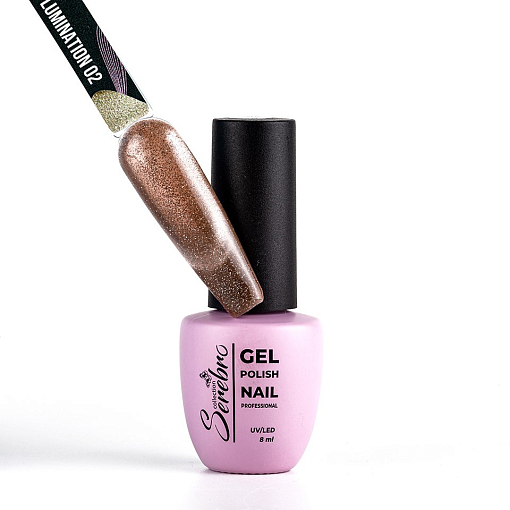 Serebro, Cat Lumination - светоотражающий гель-лак "Кошачий глаз" №02, 8 мл Serebro, Cat Lumination - светоотражающий гель-лак "Кошачий глаз" №02, 8 мл