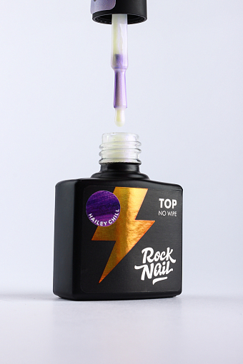 RockNail, Top Hailey Chill - топ с эффектом втирки без липкого слоя, 10 мл