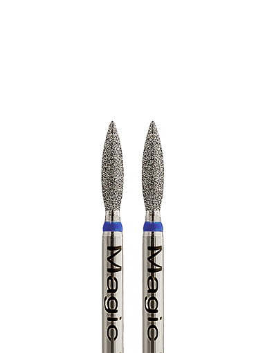Magic Bits, набор алмазная фреза пламя (2.3 мм, средней мягкости), 2 шт Magic Bits, набор алмазная фреза пламя (2.3 мм, средней мягкости), 2 шт