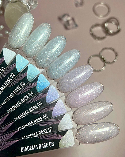 Serebro, DiaDema base - база с голографическими блестками №03, 11 мл