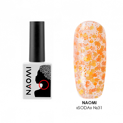 Naomi, SODA - база каучуковая №31 (Neon orange), 10 мл