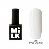 Milk, PODO LINE - однофазный гель-лак для педикюра №01, 9 мл