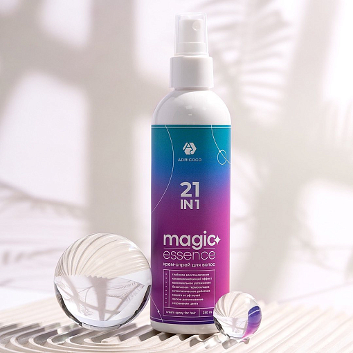 Adricoco, Magic Essence многофункциональный крем-спрей для волос 21в1, 250 мл