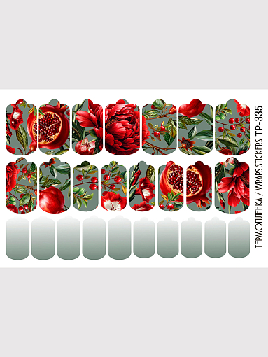 Anna Tkacheva, наклейки пленки для дизайна ногтей TP-335