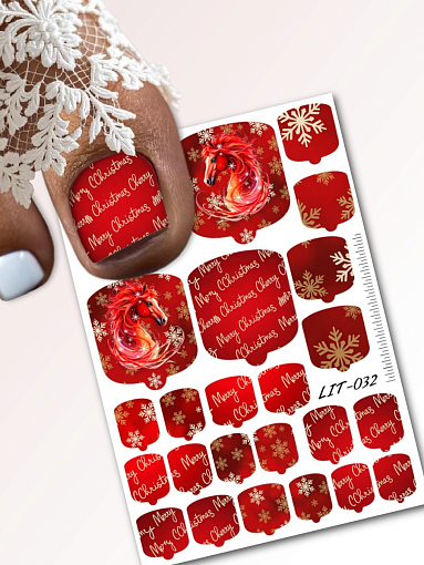 Anna Tkacheva, мини наклейки пленки для педикюра LIT-032 Anna Tkacheva, мини наклейки пленки для педикюра LIT-032