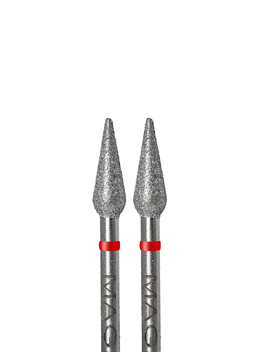 Magic Bits, набор алмазная фреза капля для педикюра (4.2 мм, мягкая), 2 шт Magic Bits, набор алмазная фреза капля для педикюра (4.2 мм, мягкая), 2 шт