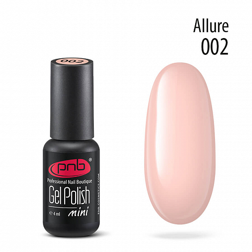 PNB, Gel nail polish - гель-лак №002, 4 мл
